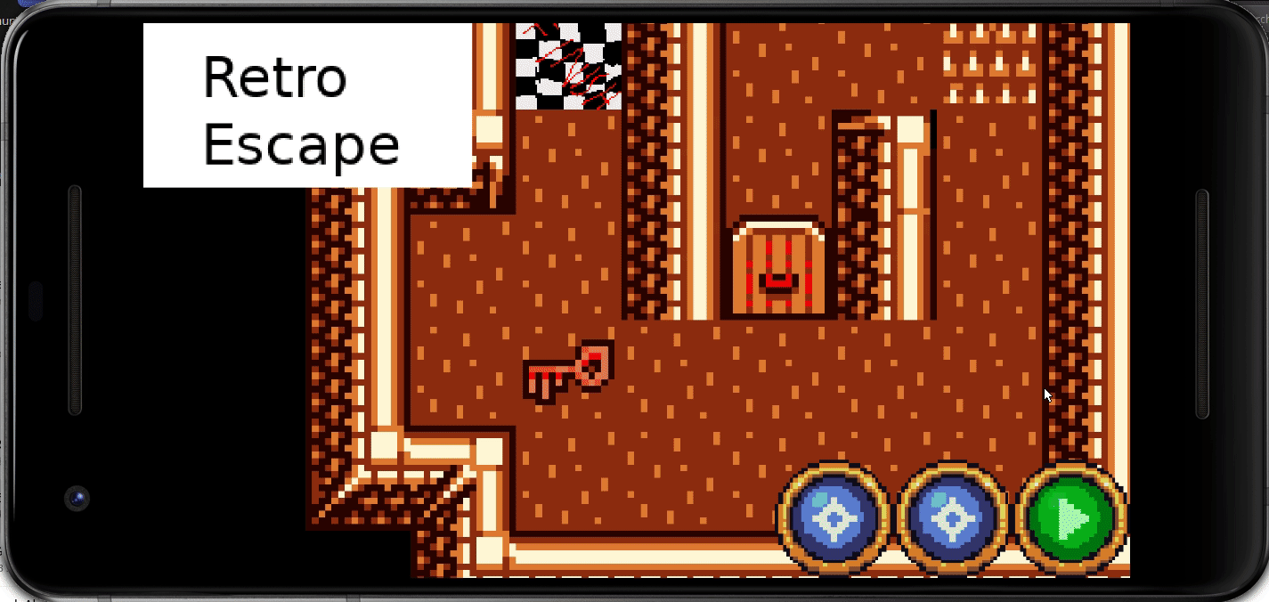Retro Escape on a Pixel 2